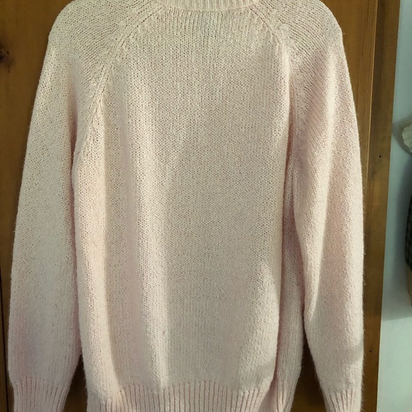 Karen Scott Pale Pink Sweater - Picture 2 of 6